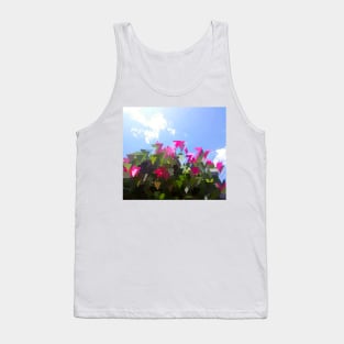 Glitchin' Flowers Tank Top